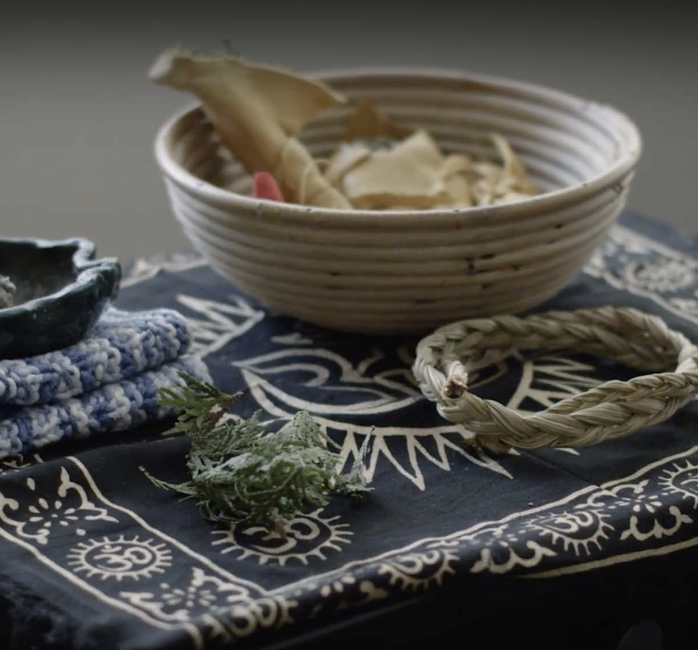 a bowl and bowl on a table